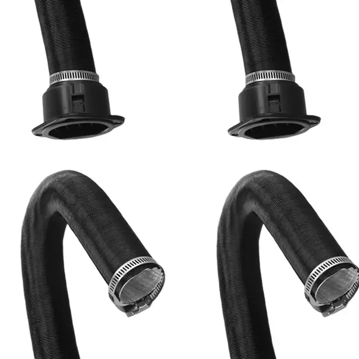 

4Pcs 42mm Heater Duct Pipe Tube + Air Vent Outlet Kit For 2KW 5KW Diesel Air Heater Car Truck Boat Bus -Universal Replacement