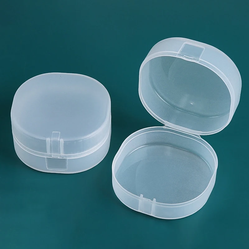 Plastic Transparent Soap Storage Box Square Small Items Case Packing Boxes Jewelry Beads Container Sundries Organizer