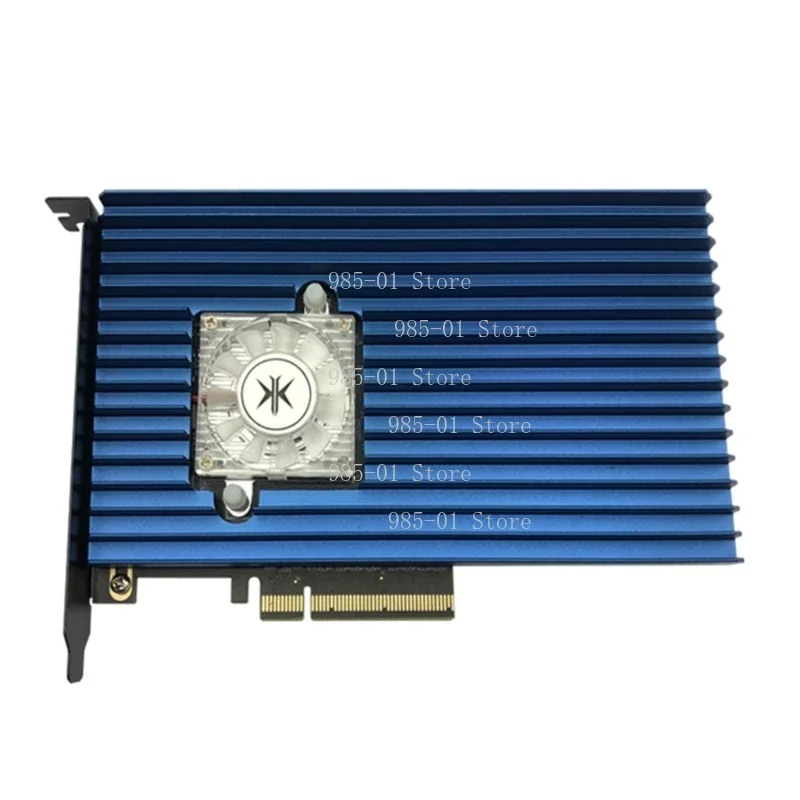 4-slot PCIe 4.0 x16 to M.2 NVME expansion card, RAID supported, 64Gbps high speed