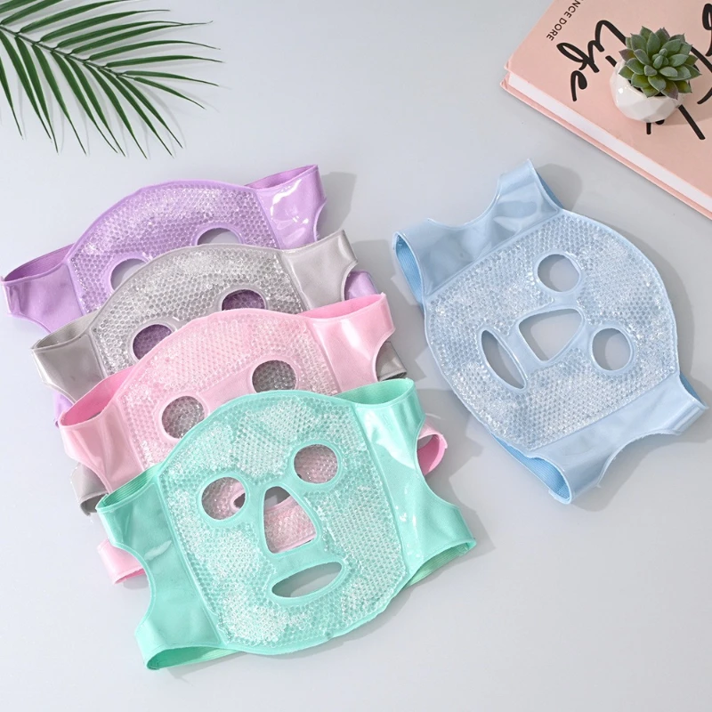 Ice Mask, Ice Eye Mask, Ice Pack Face Mask, Postoperative Recovery Artifact, Hot Compress, Whole Face Cooling, Super Soft Mask