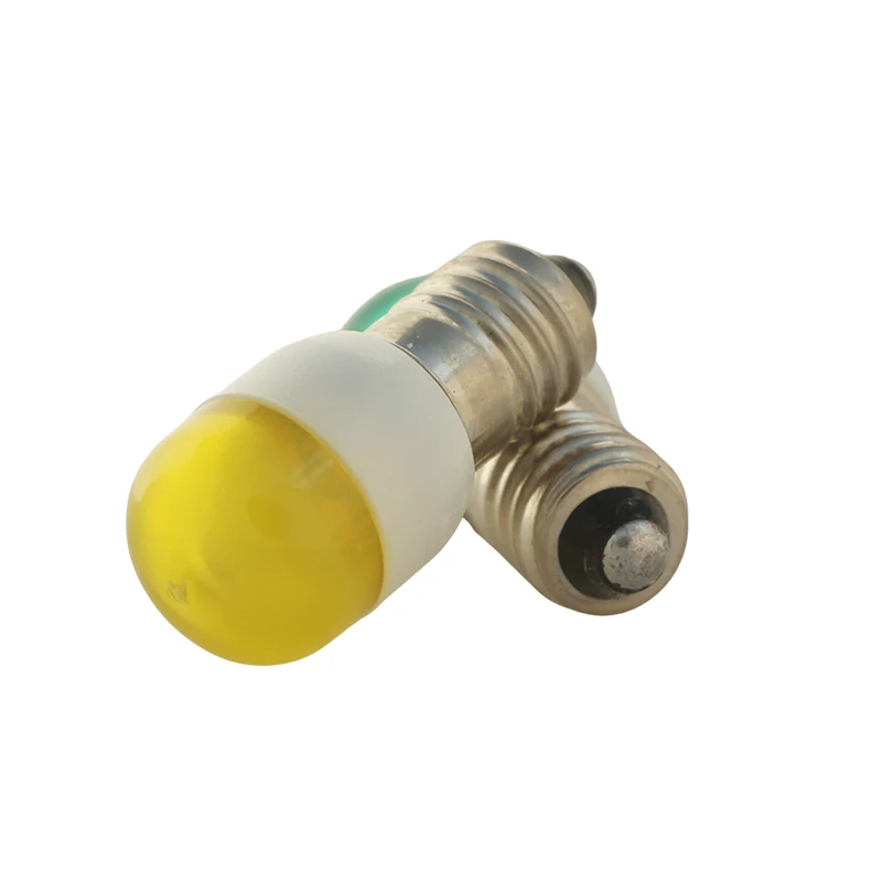 Ampadas E10 Led Interior Bulb 12v 24v 220v Mini Colorful Auto Indicator Warning Light Signal Energy Saving Machine Lamp 12 Volt - view 5