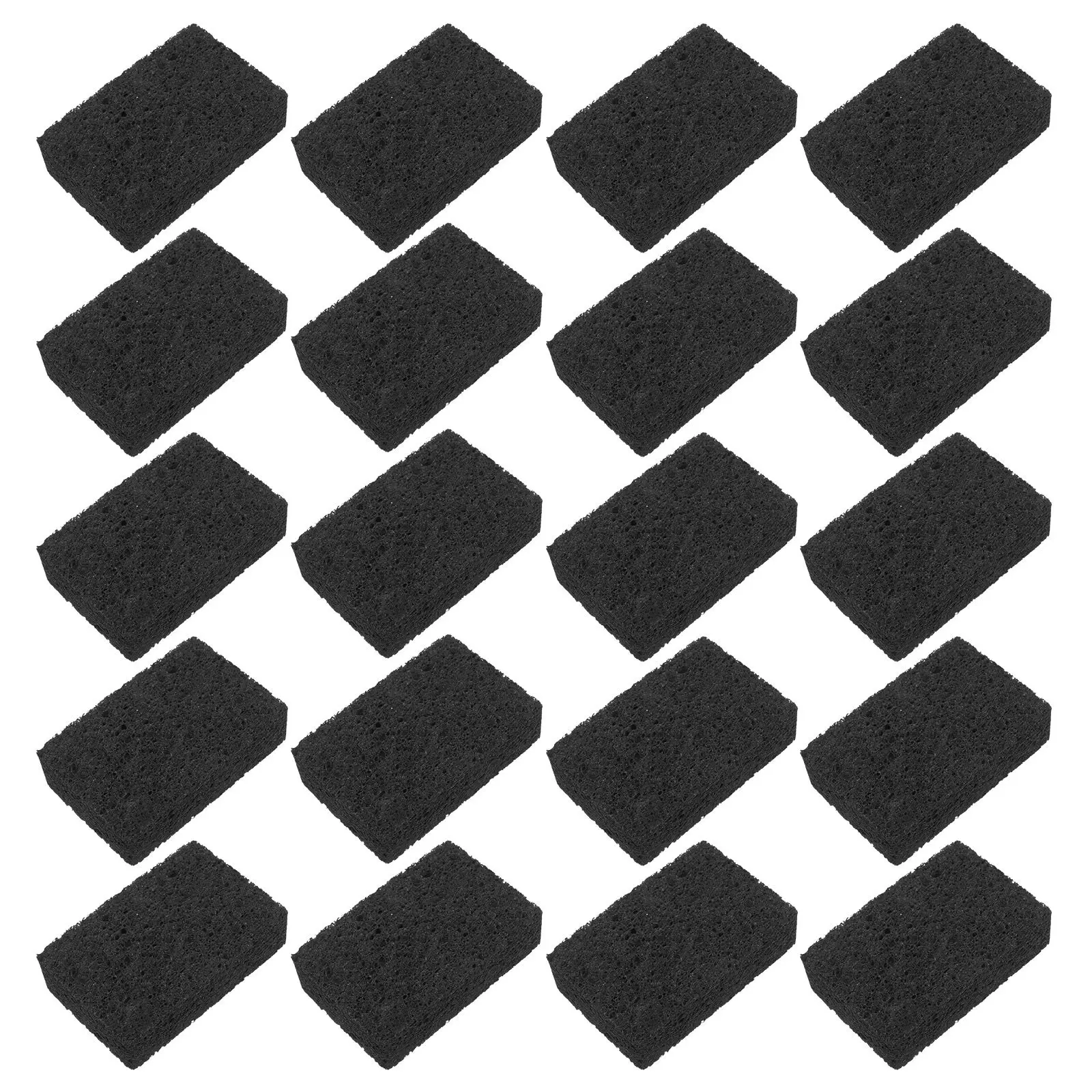 20Pcs Wood Pulp Sponge Non Scratch Dish Scrubber Kitchen Cleaning Pads High Absorption Cellulose Sponges for Washing Dishes