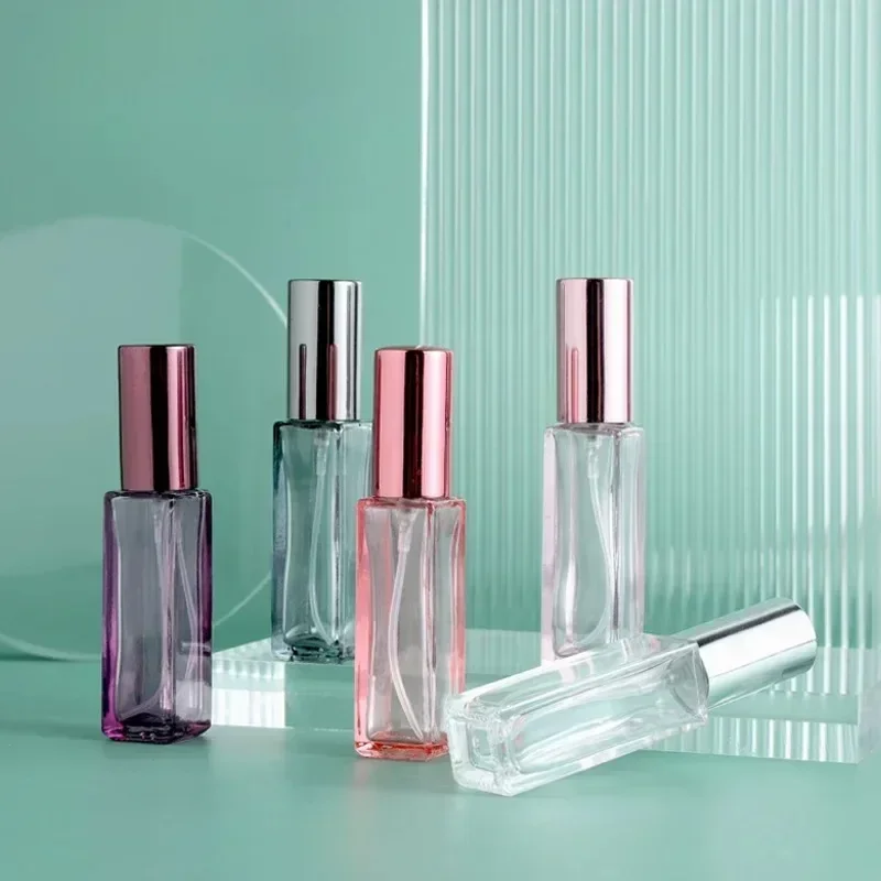 10ml Mini Perfume Spray Bottles Glass Refillable Bottle Portable Travel Oils Liquid Cosmetic Container Perfume Atomizer