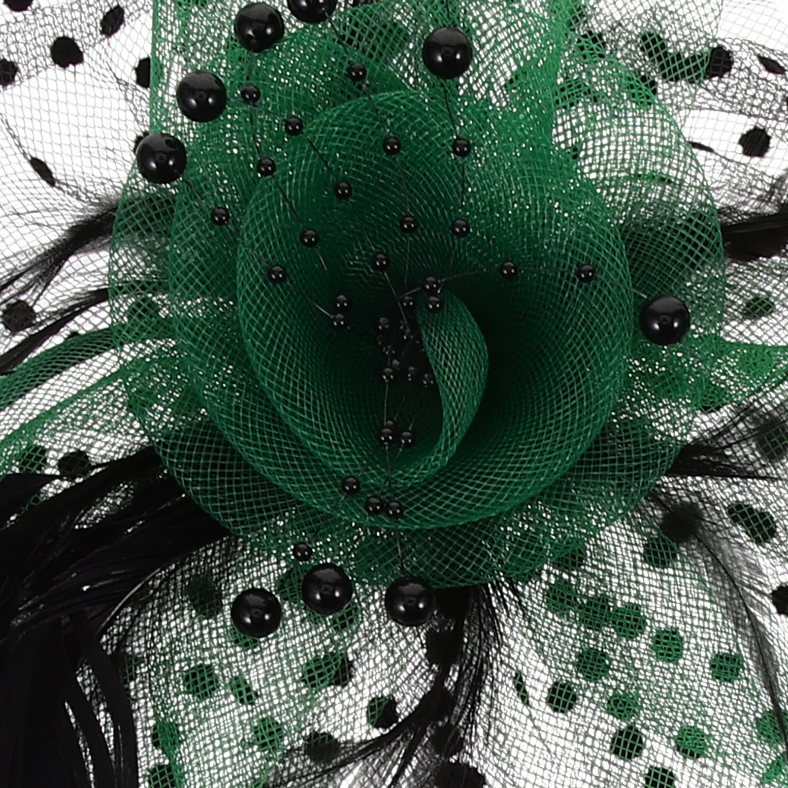 

Colorful Mesh Hair Band Bridal Wedding Fascinator Headpiece Lightweight Elastic Removable Women Banquet Tea Party