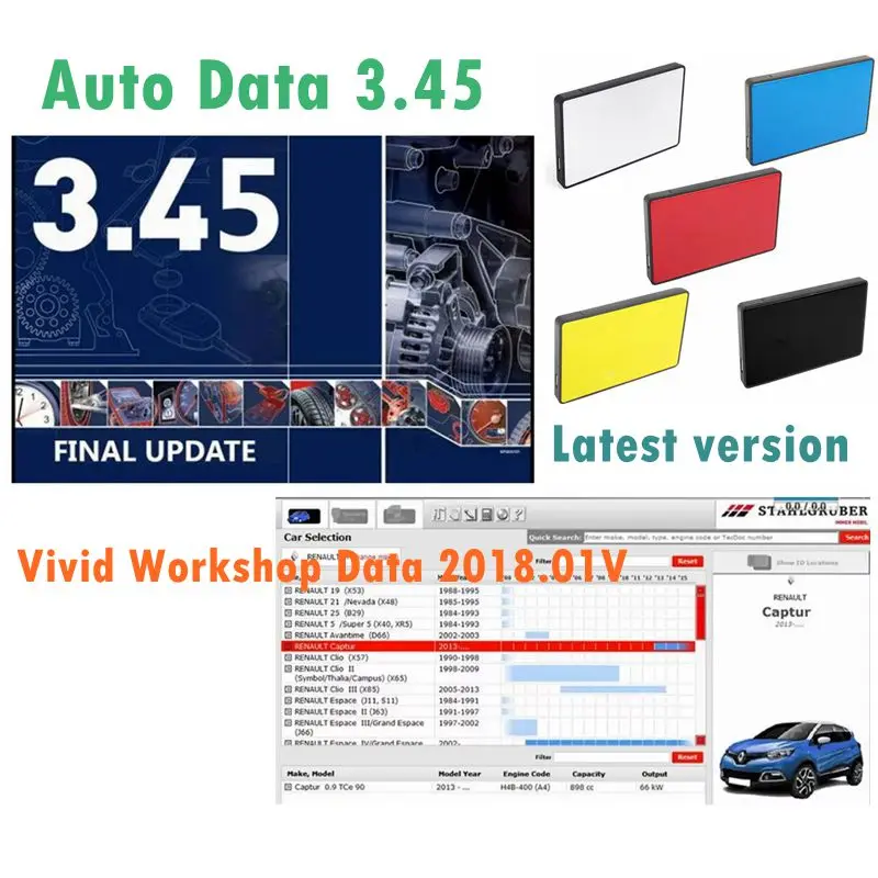 2025Latest Vivid Workshop Data Atris-Stakis Technik 2018.01V Multi Languages Polish Spanish +Auto Data 3.45 Car 2 in 1Software