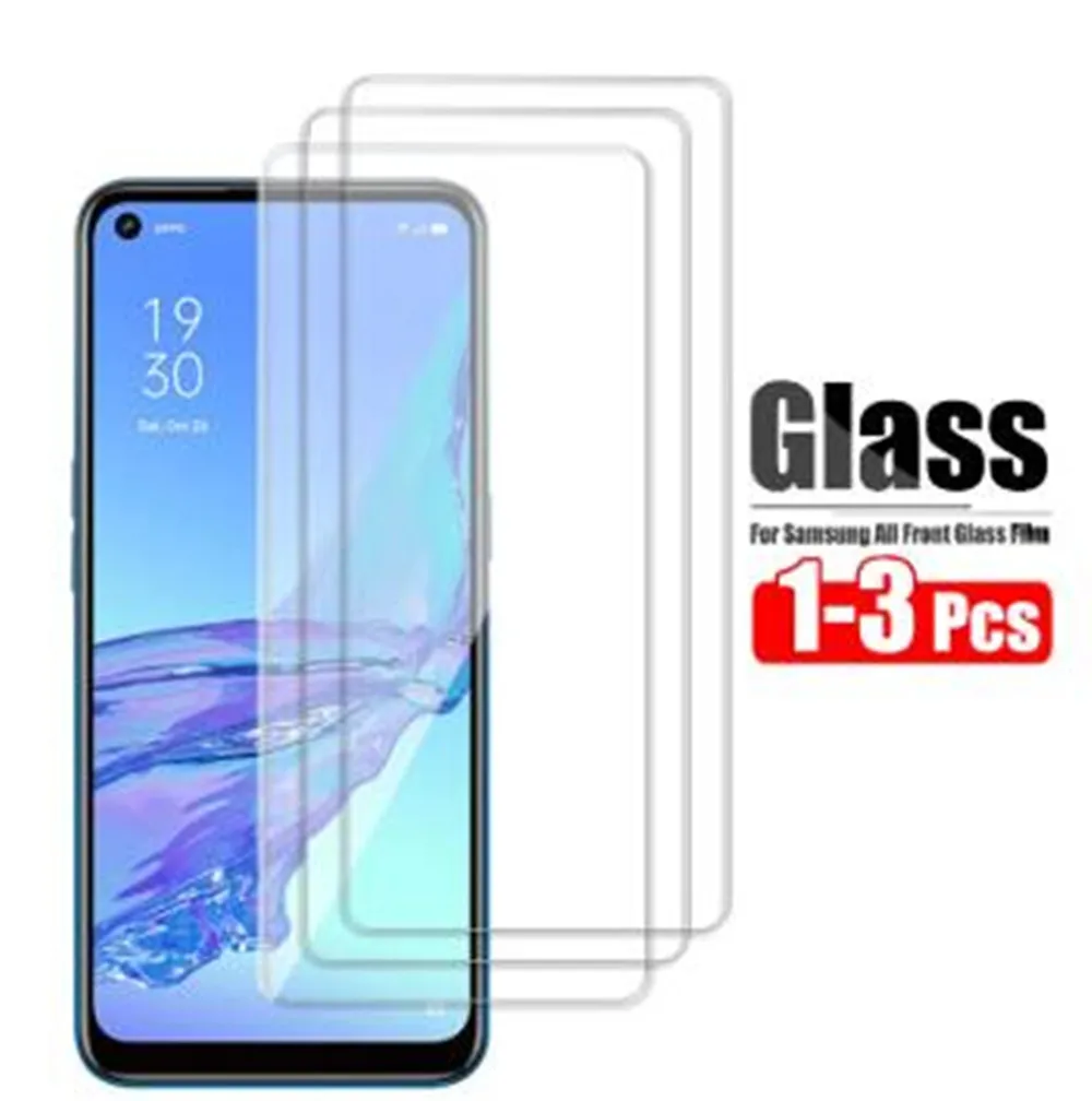 

1-3 шт., Защита экрана для OPPO A52 A53 A72 A92, закаленное стекло для OPPO A9 2020 A5, защитное стекло, HD Передняя пленка, твердость 9H