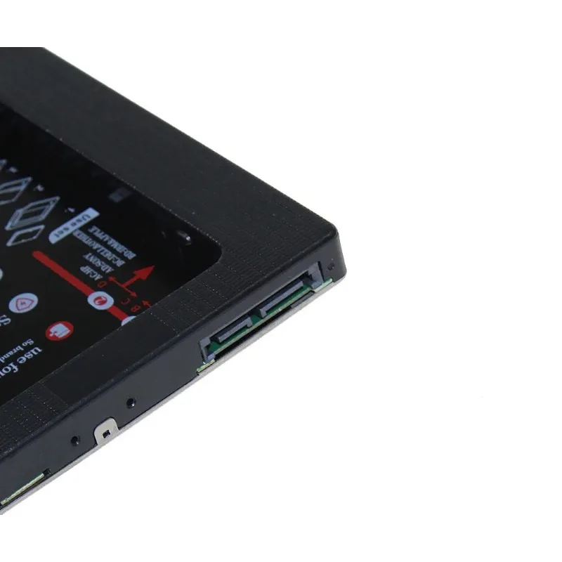 

Hot Sale Hard Drive 1TB 2nd HDD Caddy SATA 3.0 SSD Hard Flash Drive Enclosure Case For Notebook CD ROM Optibay 12.7mm