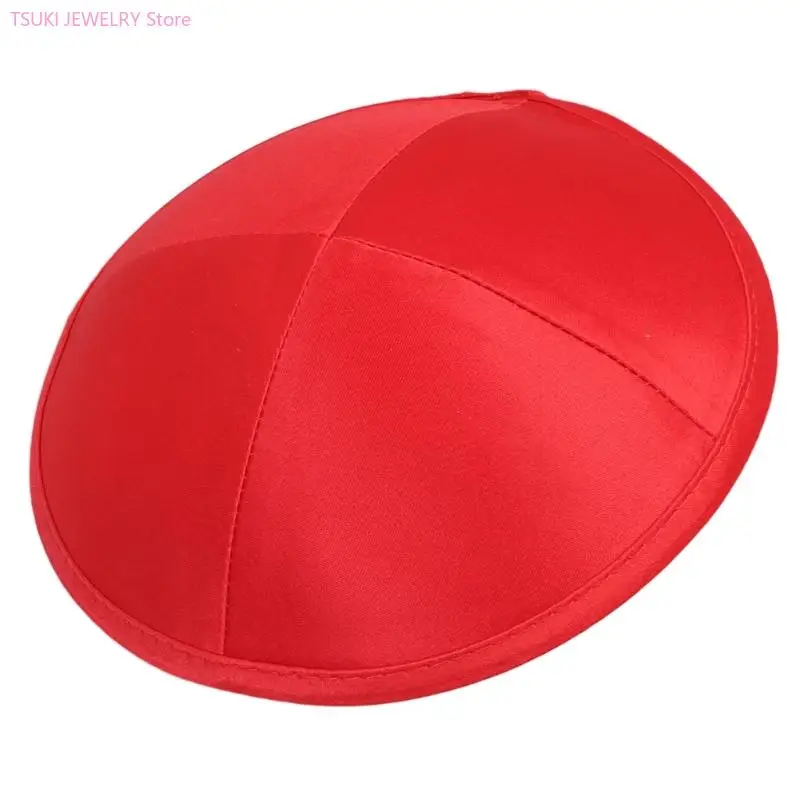 62KE Lightweight Portable Round Cap Jewish for Travel Daily Commute Breathable Comfortable Cultural Accessory