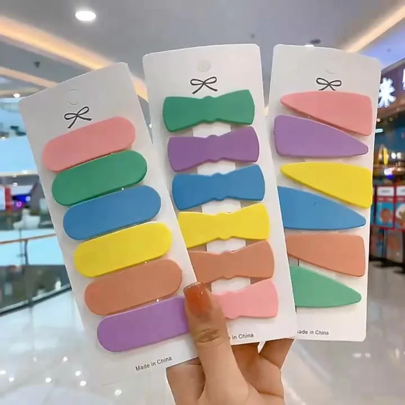 6-pak spinek do włosów w kształcie gwiazdek dla dziewczynek - antypoślizgowe akcesoria do włosów, idealne dla niemowląt i małych dzieci