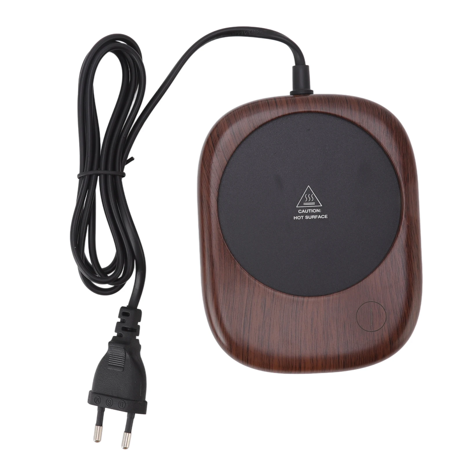 Chauffe-tasse électrique à chauffage rapide, automatique, garde au chaud, Grain de bois, chauffe-tasse pour boissons