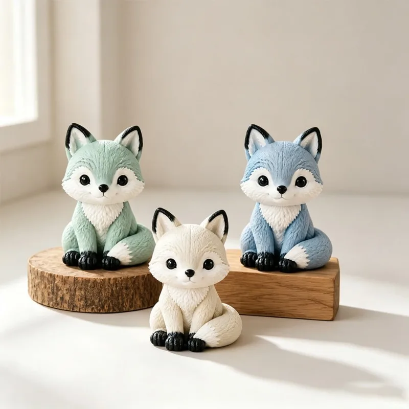 Fuchs-förmige Silikonform für Duftkerzen, Gips, Harz, Kristall, Epoxidharz, DIY Handgemachtes Kunsthandwerk, Gießform