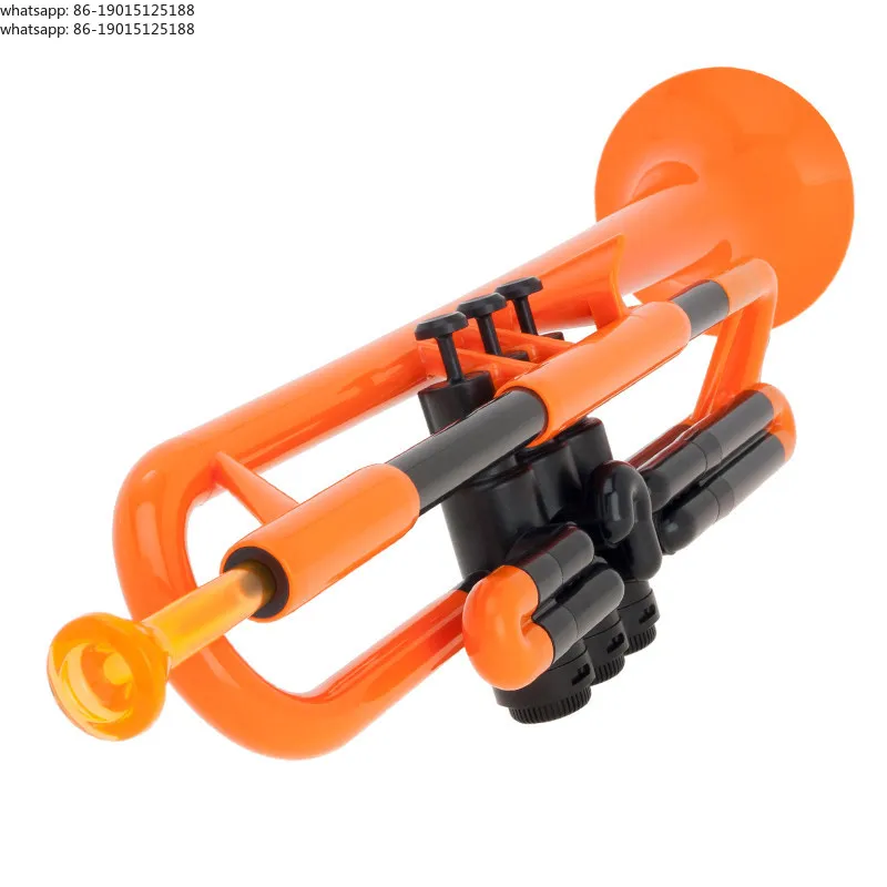 New professional playing plastic brass instrument B flat horn beginner test