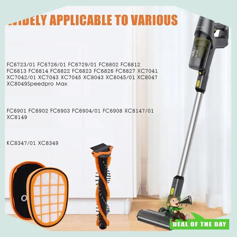 Entrega em 24 horas para speedpro max substituição escova-acessórios de aspirador de pó filtro para speedpro max vácuo cl