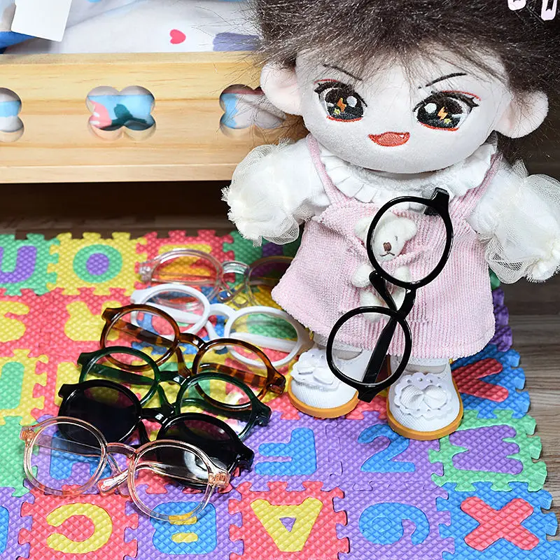 20cm Plush Doll's Dress up Accessories for Idol Dolls Fashion Doll Sun Glasses Doll Diy Clothing Gift