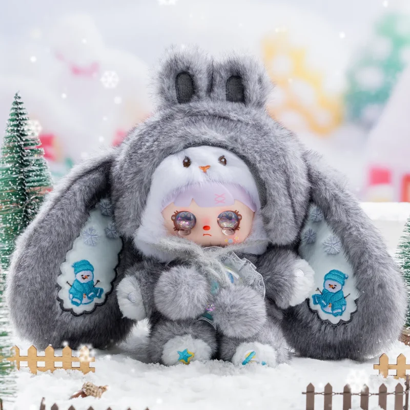 Mocici Sugar Rabbit Winter Warm Whispers Series Vinyl Plush Mystery Blind Box Cute Soft Doll Kawaii Trendy Toy Surprise Gifts