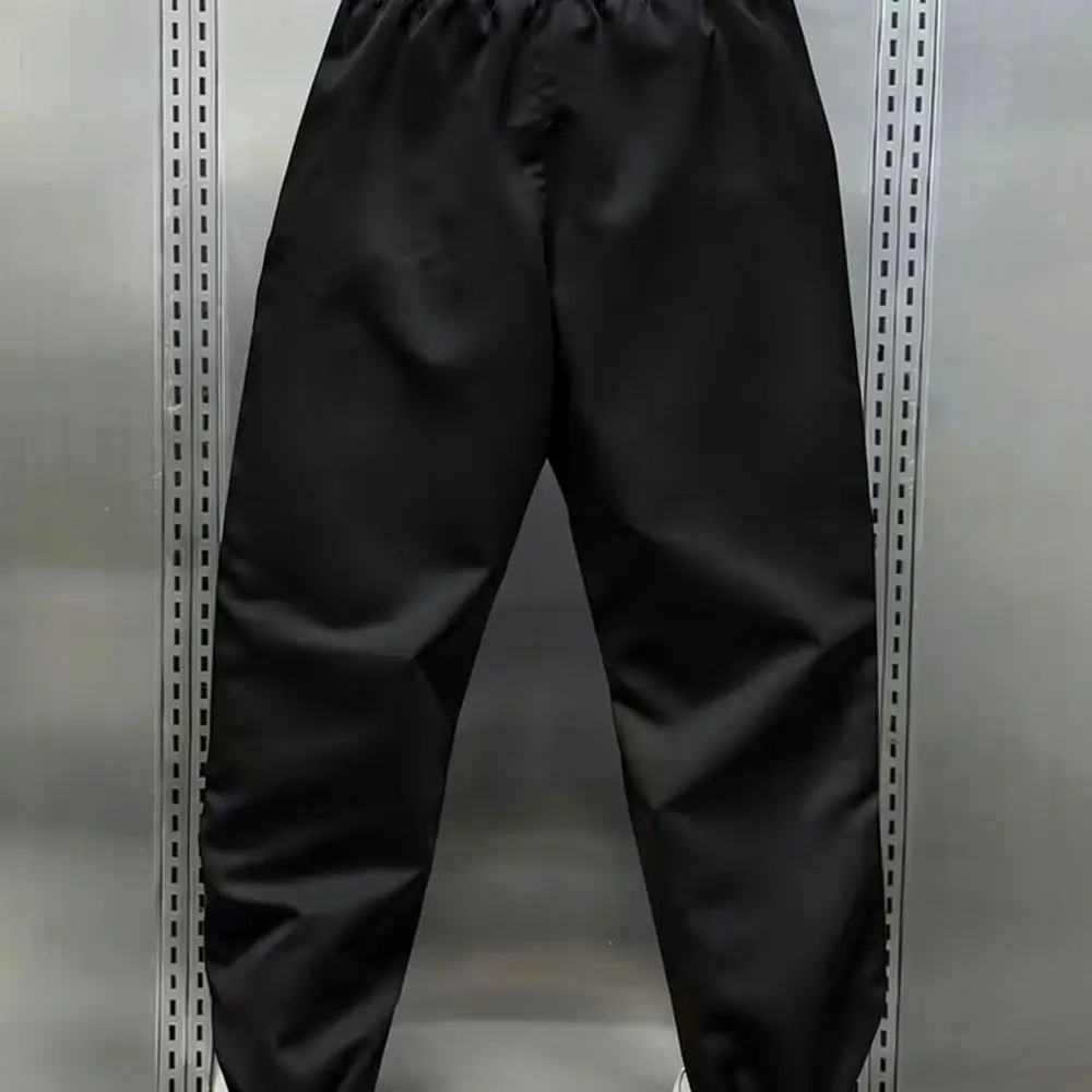 Mens Cargo Joggers Casual Streetwear Trousers Multi Pocket Sport Pants Loose Fit Autumn Spring Athletic Male Bottoms