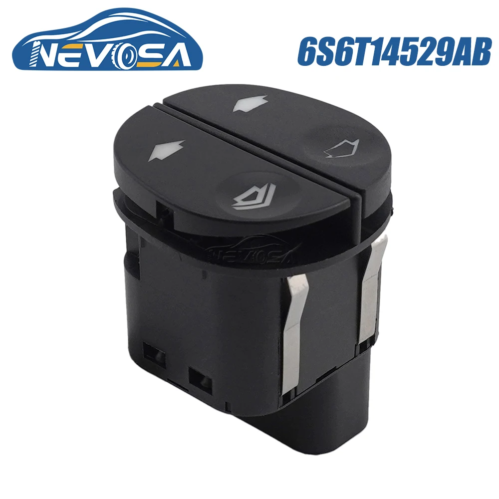 NEVOSA 6S6T14529AB For Ford Fusion Transit 2010 2011 2014 Power Window Control Switch Button Car Parts Accessories 6S6T-14529-AB