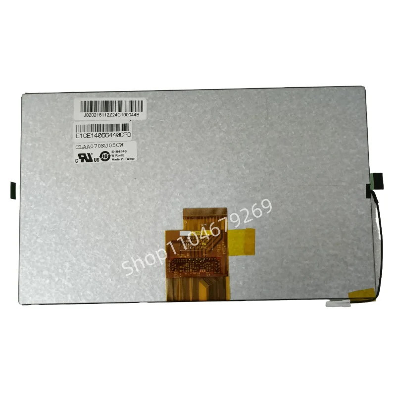7-Zoll CLAA070NJ05CW 1024*600 für Auto-Zentralsteuerungsbildschirm