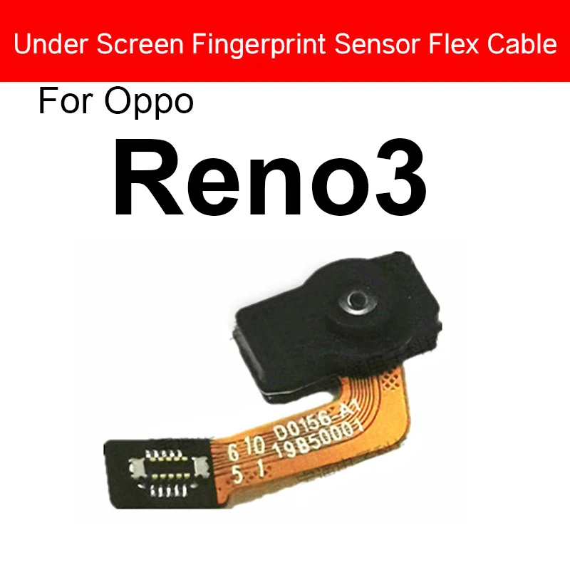 Under Screen Fingerprint Sensor Flex Cable For OPPO Reno Z 2Z 2 3 4 5 6 Pro 4G 5G Under Home Button Touch Fingerprint Sensor