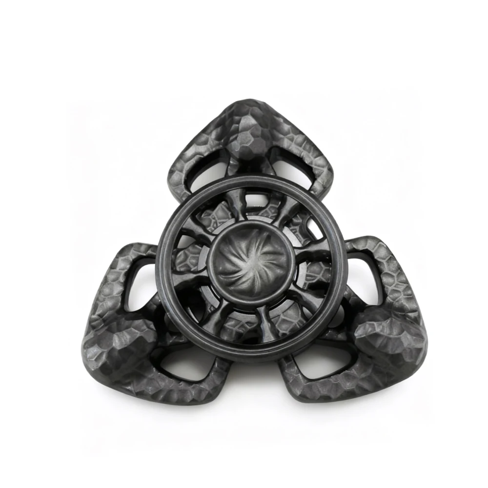 Edc 세 잎 회전식 손가락 자이로스코프 성인 스트레스 해소 장난감 손가락 튜너 불안 완화 및 휴식용