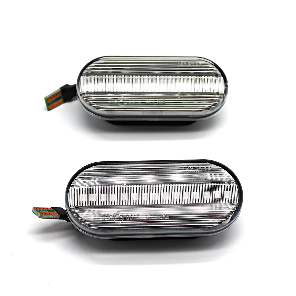2PCS Led Dynamic Side Marker Turn Signal Light Sequential Blinker Light For VW Golf 3 4 MK3 MK4 Passat 3BG Polo 6N 9N Bora Vento image 3