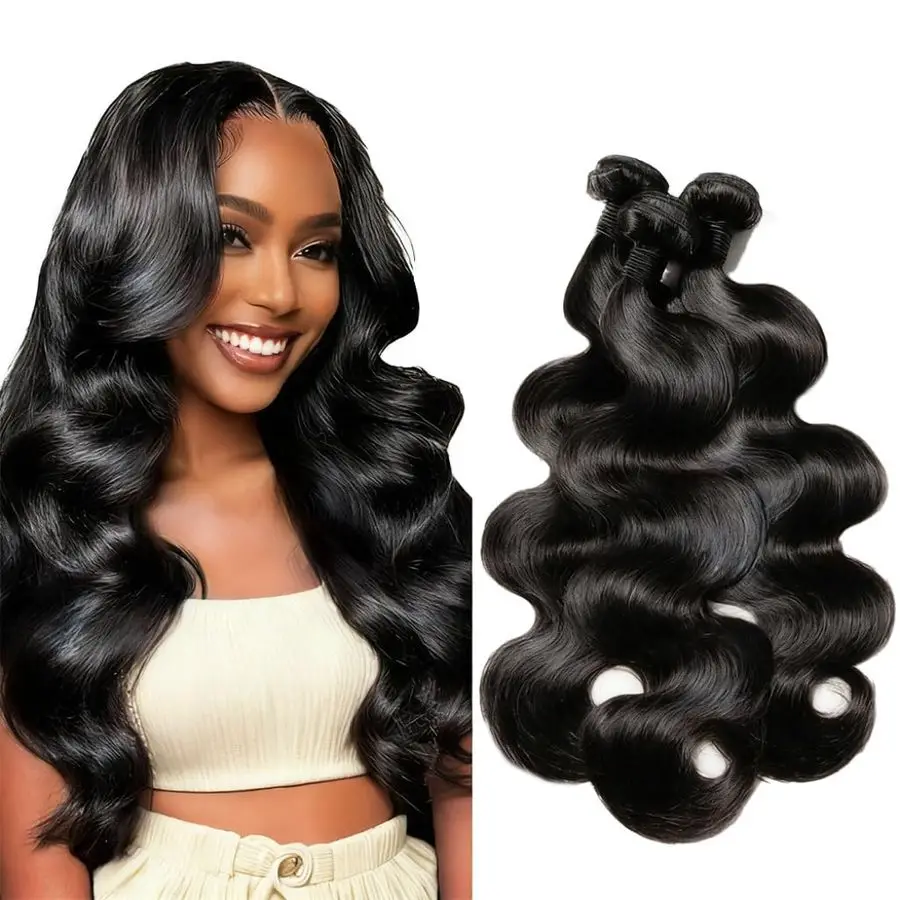 

Wave Bundles Human Hair 16 18 20 Inch Human Hair Bundles 100 Unprocessed Brazilian Virgin Hair Weave Bundles Human Hair Extensio