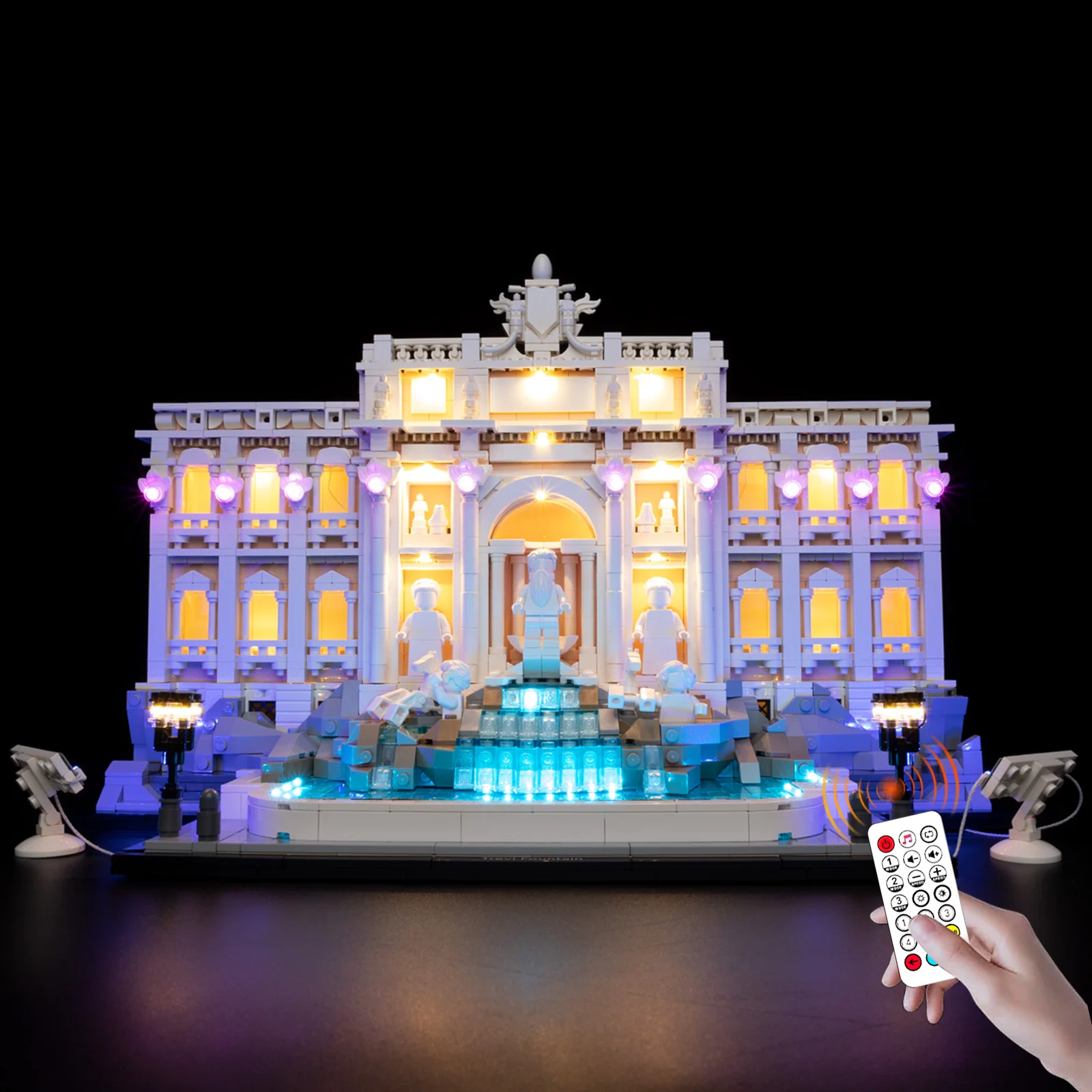 

Led Light Kit for LEGO Trevi Fountain Architecture 21062 Building Blocks