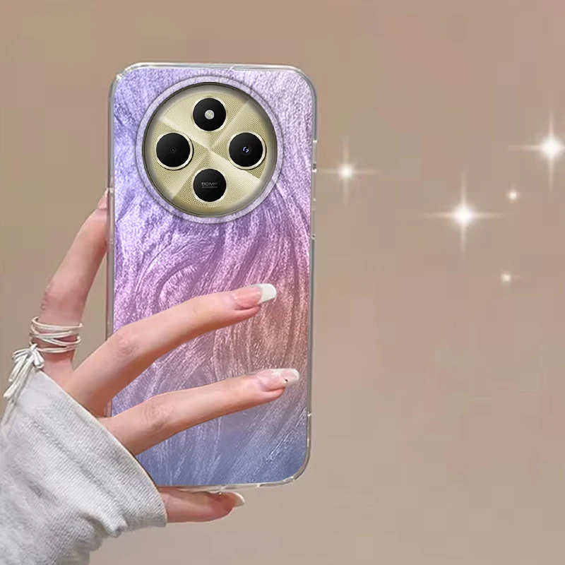 Funda gradiente para Xiaomi Redmi Note 14 13 10 10S 9 8 Pro Plus 14C 13C 9C A3 A2 A1 Poco X7 M6 M5s X3 14T 13T Funda para mujer