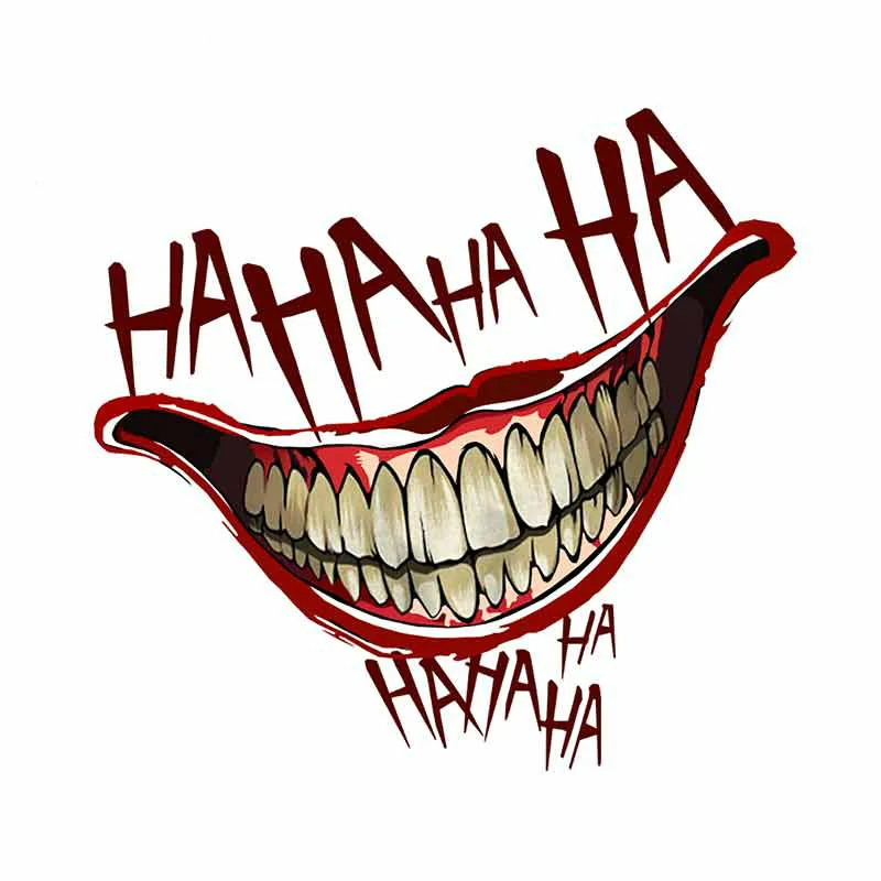 

Creative Car Stickers Devil Mouth Face Decoration Motorcycle Decals Wild Graffiti Decoration Accessories Sunscreen Waterproof