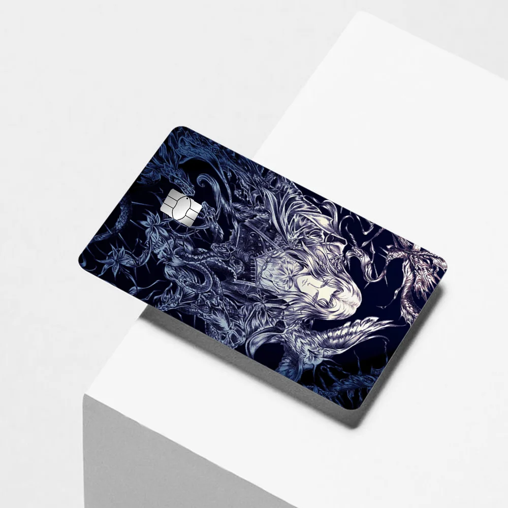 Castlevania Symphony of the Night Stickers Credit Card Visa Debit Bank Charge Card Bus Metro Waterproof Sticker Decal Decoration