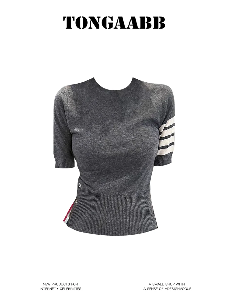 

Женская серая футболка с принтом Harajuku, корейская футболка большого размера Y2k, винтажная эстетичная футболка с короткими рукавами 90-х годов, летняя одежда 2000-х годов