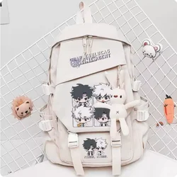 Anime zaman ajan Charles Lucas Schoolbag sırt çantası yüksek kapasiteli bilgisayar rahat omuzdan askili çanta öğrenci askılı çanta 2182