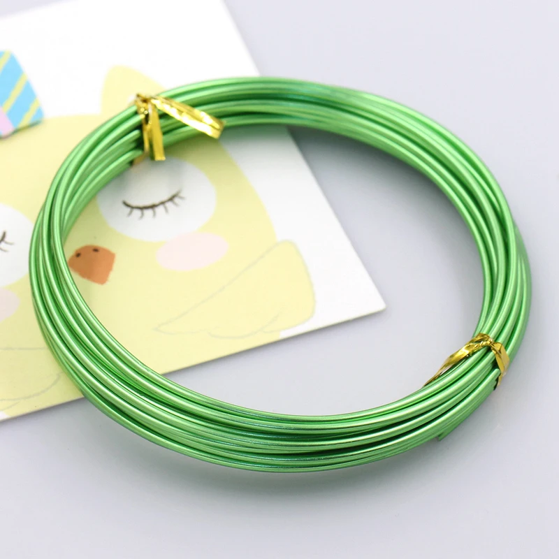 5 Mét Màu Nhôm Dây Nguyên Chất 2Mm Dây Nhôm Tự Làm Sinh Viên Handmade Mô Hình Chất Liệu Bộ Khung Thiết Kế Nghệ Thuật trang Trí Nhà