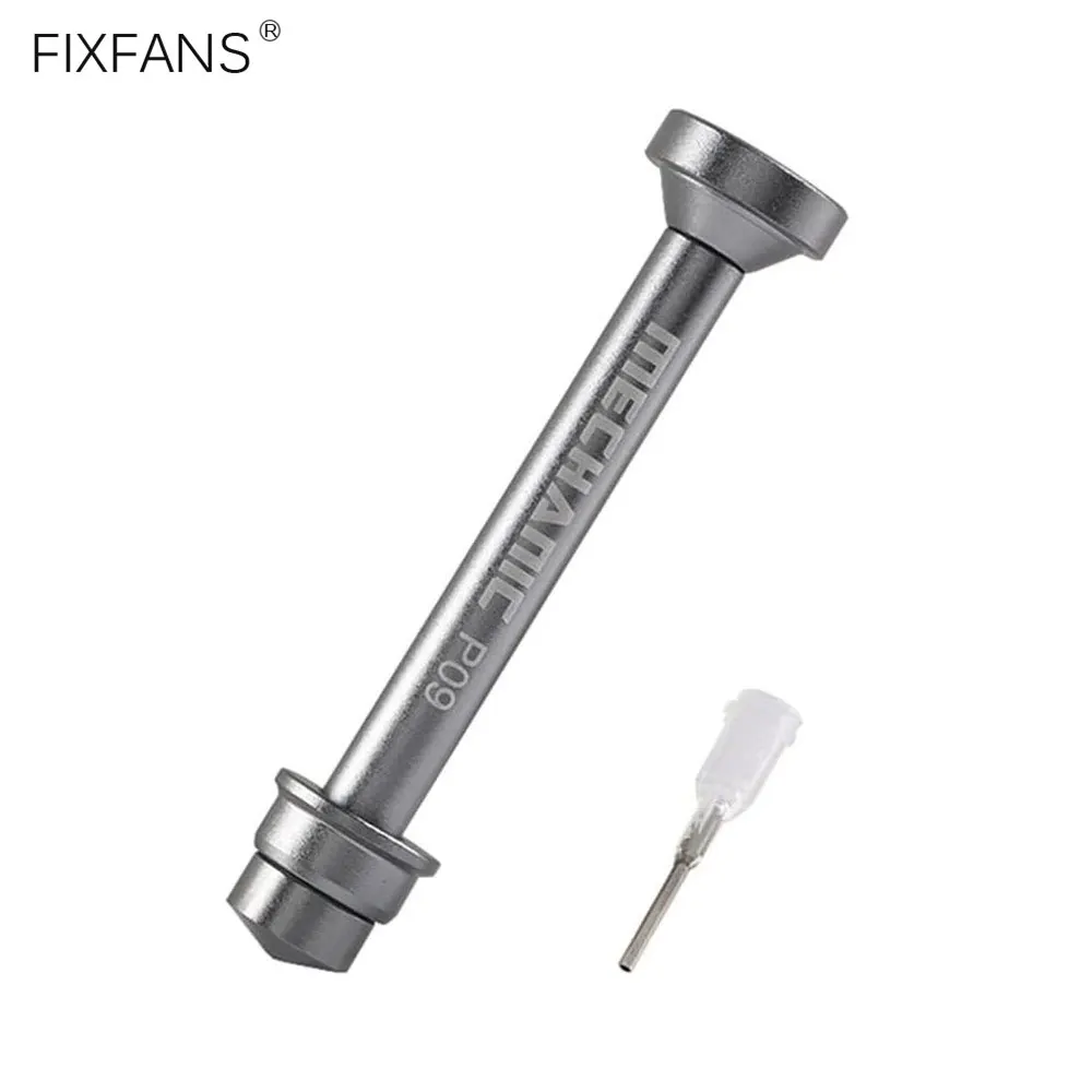 Manual Syringe Dispenser Plunger Propulsion Tool, BGA Solder Flux Paste Booster for UV Solder Mask Ink Welding Oil Pusher