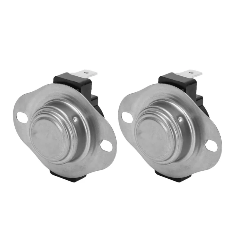 2PCS Snap Disc Temperature Switch Bimetal Engineering Plastic 25A Thermostat For Motor Water Dispenser 250V