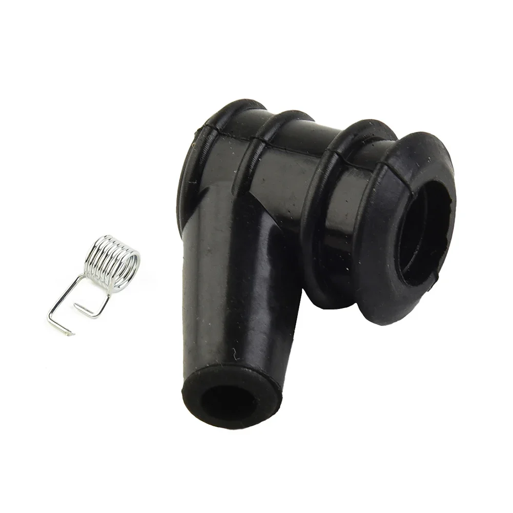 Universal Spark Plug Cap Grass Trimmer Rubber Spark Plug Cap Boot Cover For 5mm HT Strimmer Chainsaw Garden Tool