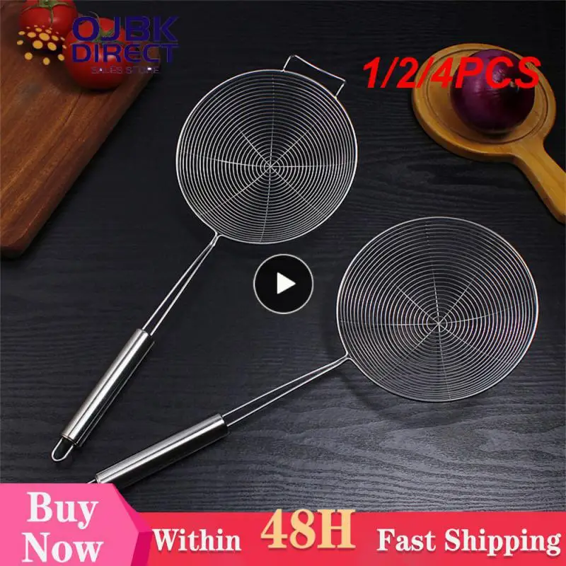 1/2/4PCS Food-grade Efficient Reliable Noodle Scooping High-quality Durable Dumpling Scooping Food Preparation Stainless Steel