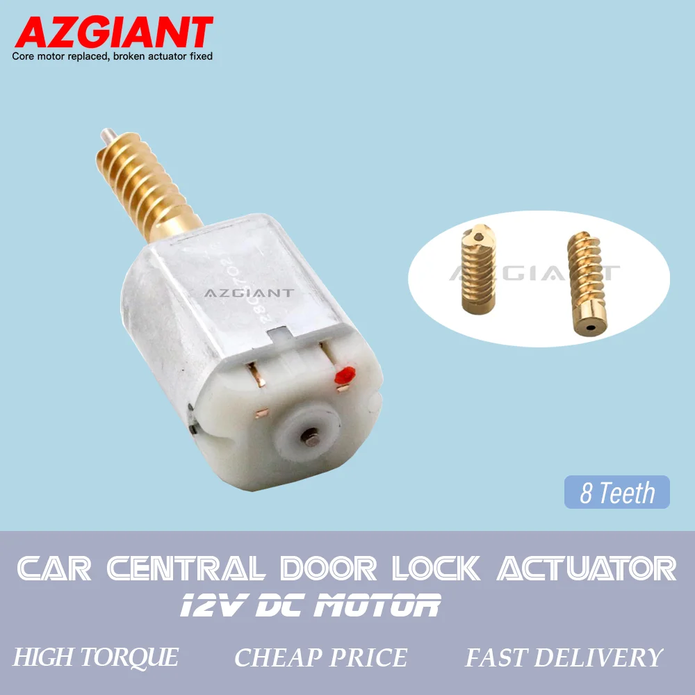 

AZGIANT 1-5pcs 8Teeth For 2009-2016 Suzuki ALTO SZ4 83130-68K0 Car Central Locking System Actuator 12V DC Motor Engine Repair