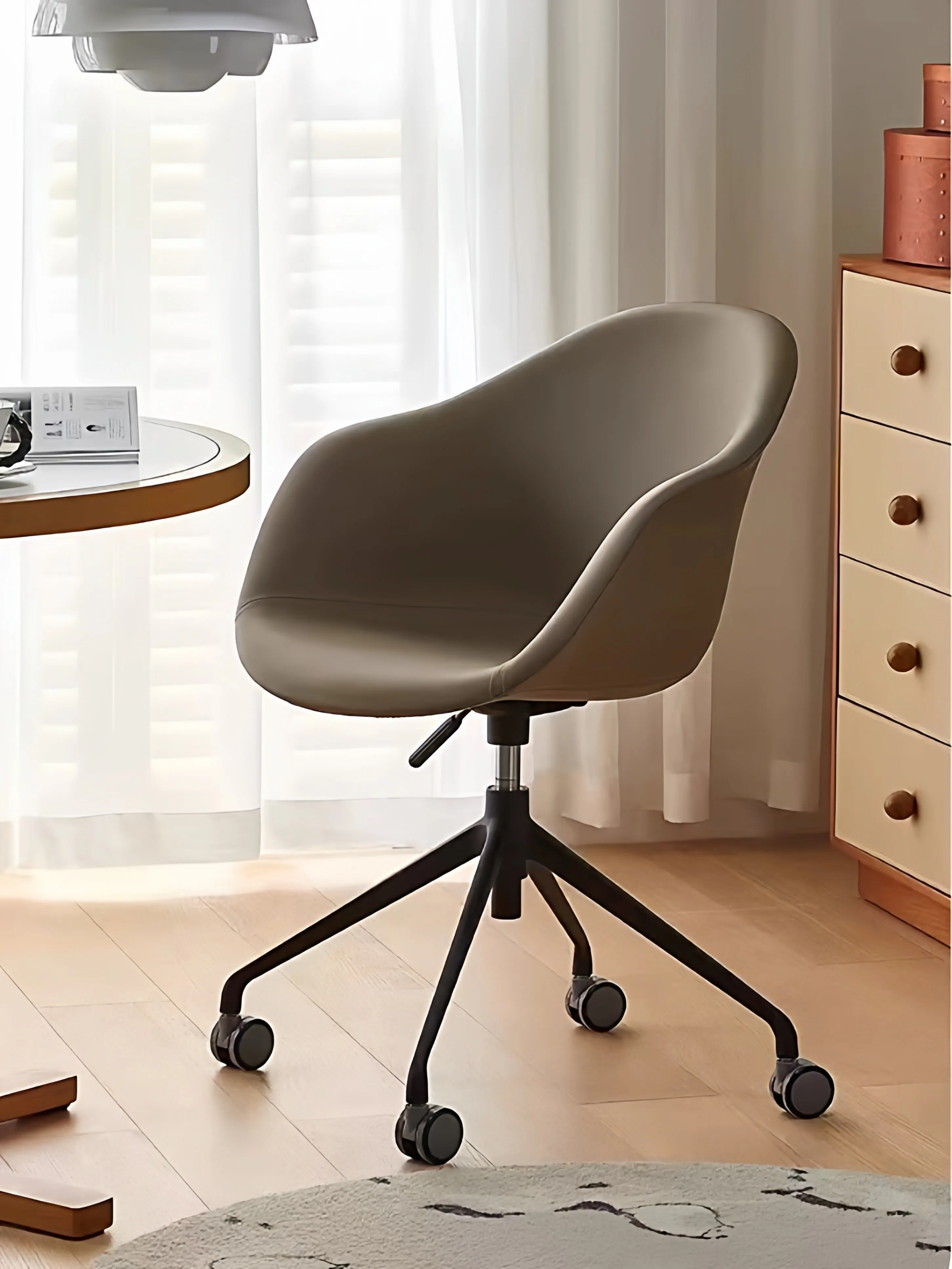 DSA computer creative office staff lift rotating chair study modern simple roller back chair negotiation chair