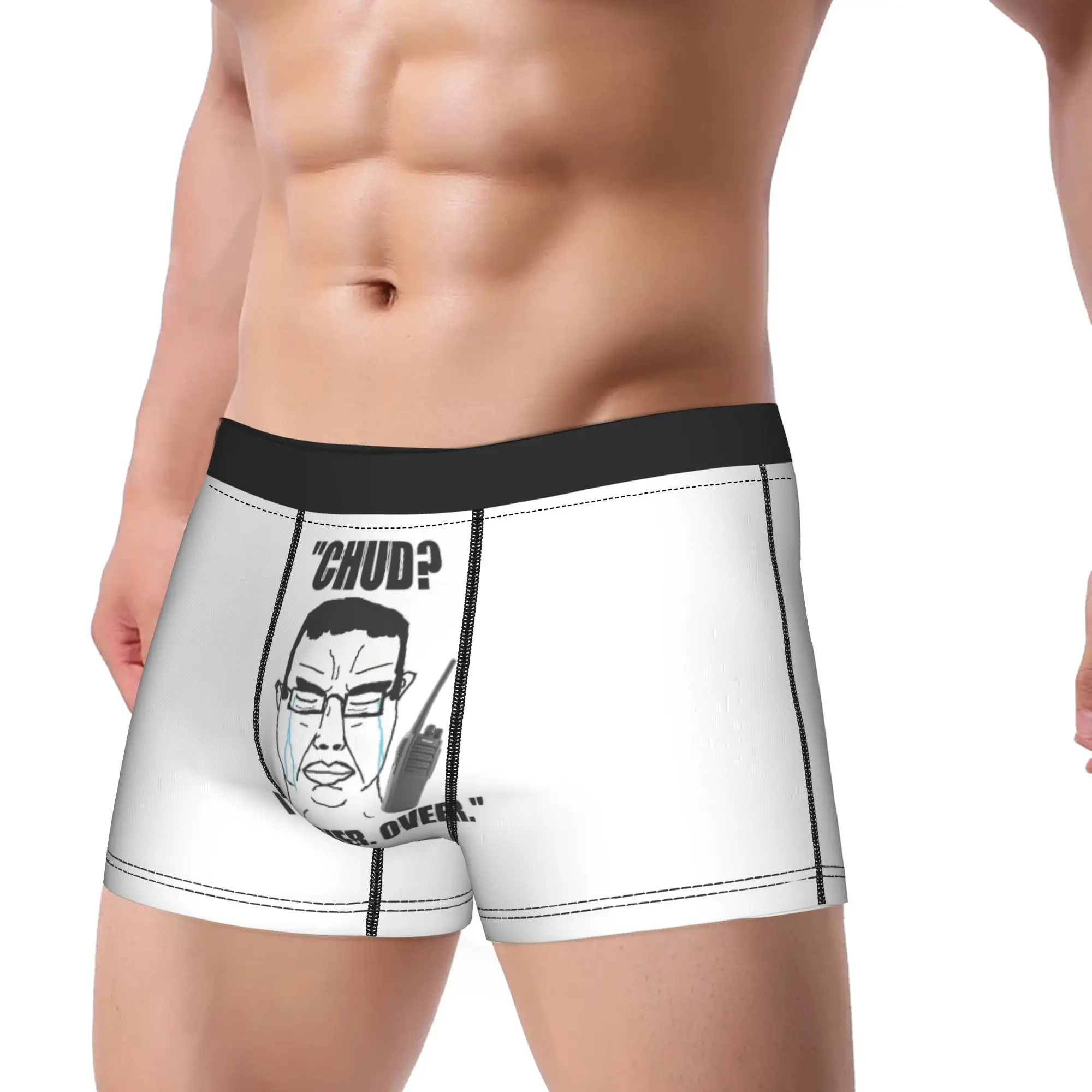 Ullzang Wojak Chudjak It's So Over Underwear  Custom Boxershorts Hot Sale Men Underpants Comfortable Boxer Brief Gift Idea