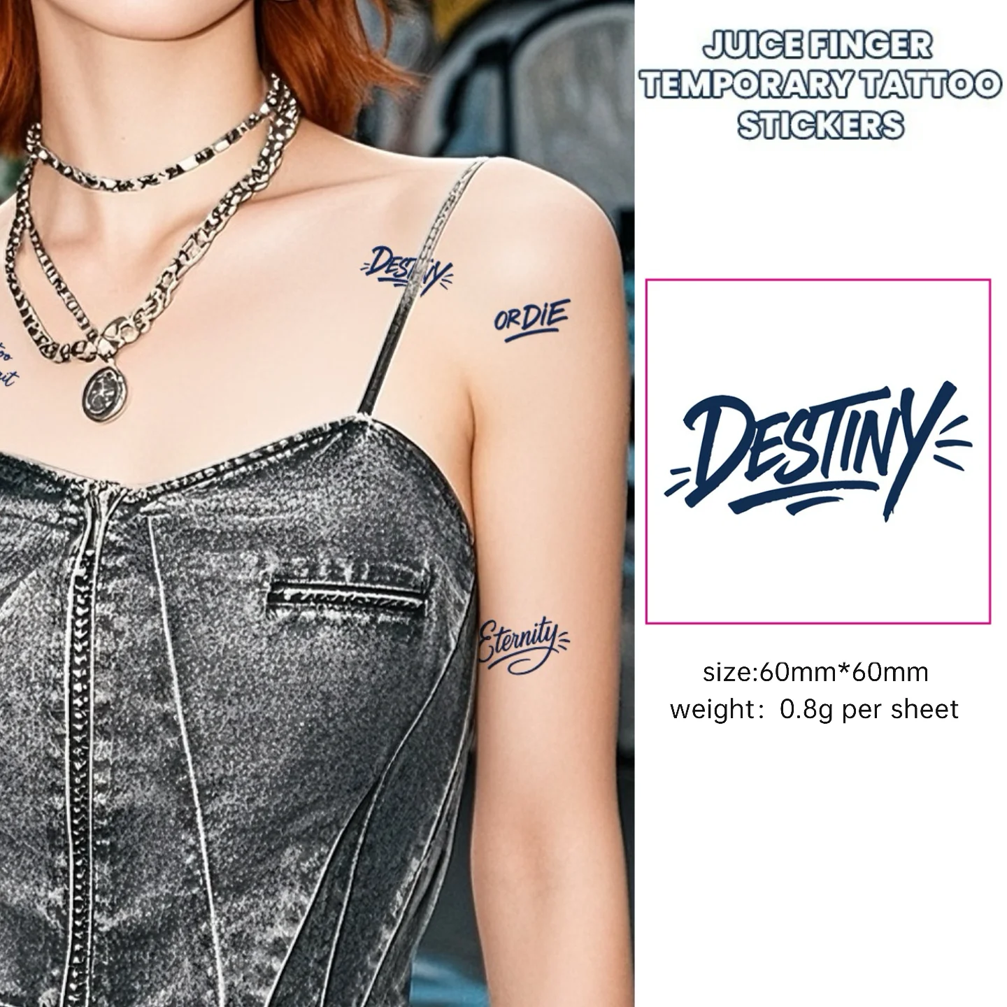 

Новая крутая тенденция, полупостоянная долговечная цветопередача, водонепроницаемая татуировка с травяным соком, наклейка