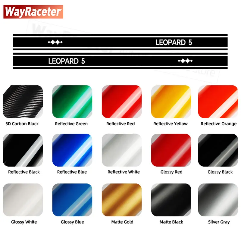 2pc Carbon Fiber Door Stripes for BYD Leopard 5 (2024-25) - Image 4