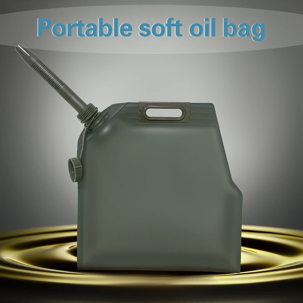 Handheld Collapsible Fuel Bladder Bag Portable Backup Oil Bag Fuel Tank for Car Motorcycle Offroad Overlanding Auto Accessories