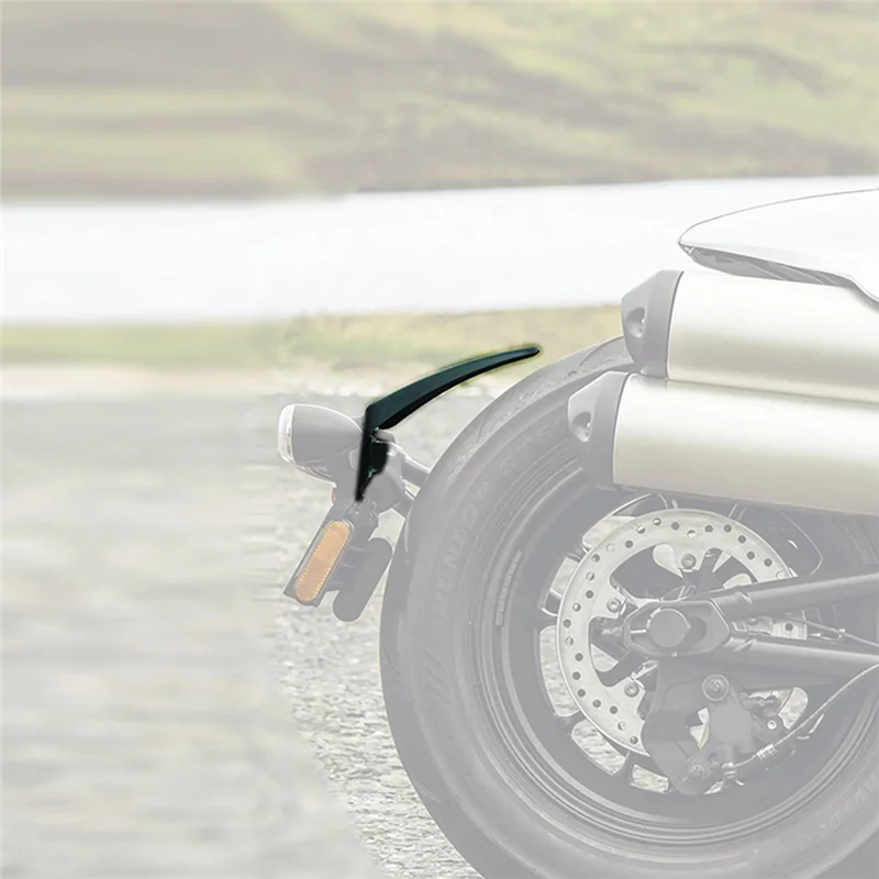 

T47C_Motorcycle Rear Fender Extender Hugger Mudguard Rear Splash Protector for Harley Sportster S (RH1250S) 2021