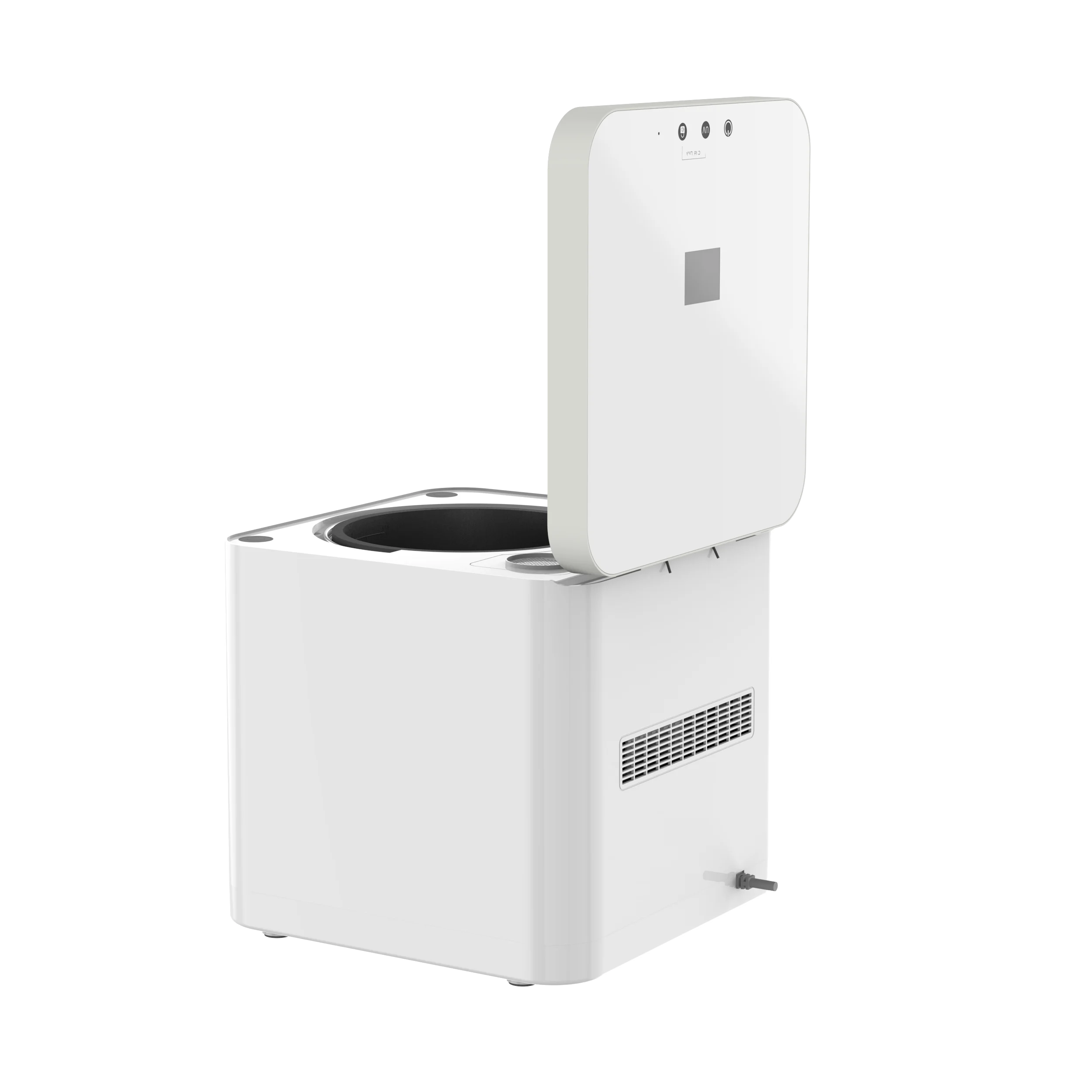 Beeco Electric Countertop Compost Bin Smart Waste Kitchen Composter Single Button Operation Turns Waste Compost For Household