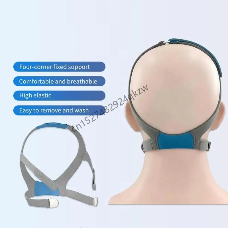 

Soft Comfortable Unisex CPAP Replacement Headgear Strap Adjustable Elastic Headband Strap For F30 CPAP Machine R9CD