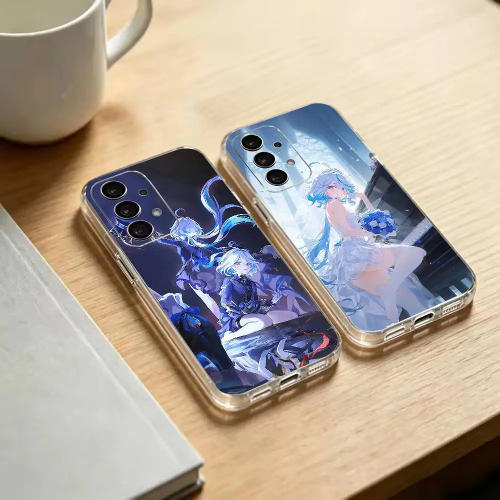 Game W-Wuthering Waves Hiyuki  Transparent Phone Case For Samsung S25 S24 S23 S22 S21 S20 Ultra Plus FE Note10 Note9