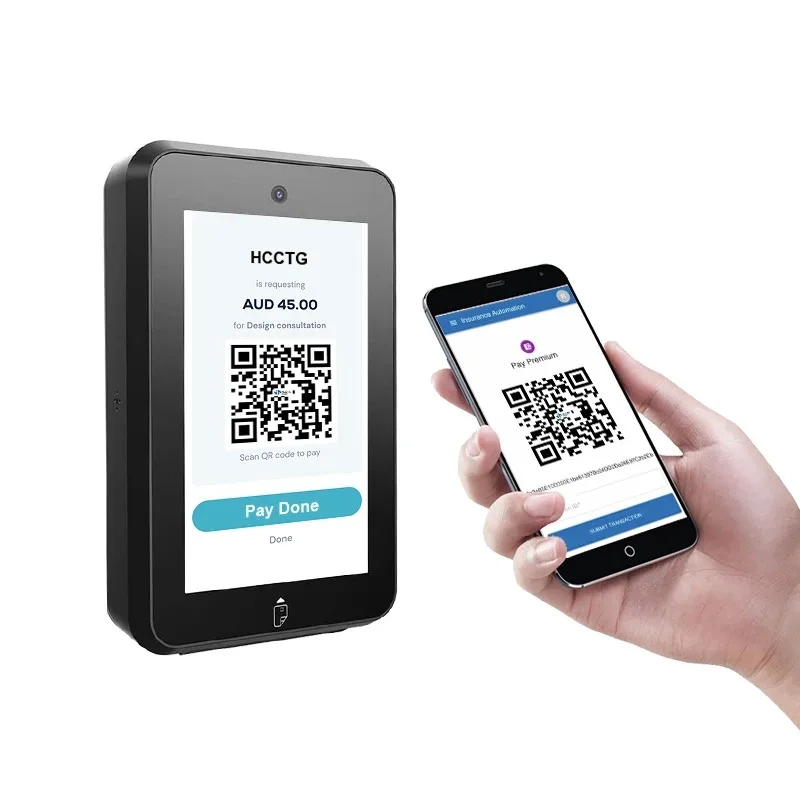 4G IP54 IK08 Android 14 Cashless Tap-to-pay Contactless EV Charging Payment Unattended POS Kiosk CM30