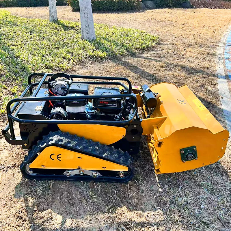 تخصيص رخيصة التلقائي صفر بدوره الزاحف قاطع العشب التحكم عن بعد جزازة العشب