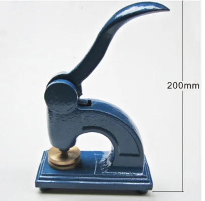 Customized Stainless Embosser Steel Stamp Office-use Hand Embossing Seal Paper Press Stamp